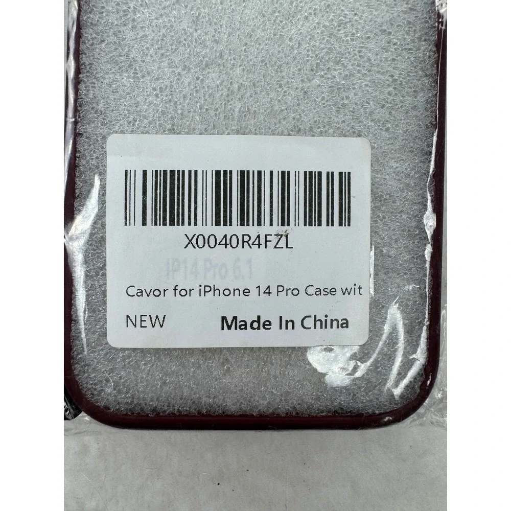iPhone 14 Pro Case Clear & Burgundy‎ Wallet Cases Lot NEW
